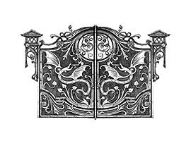 Кованые ворота